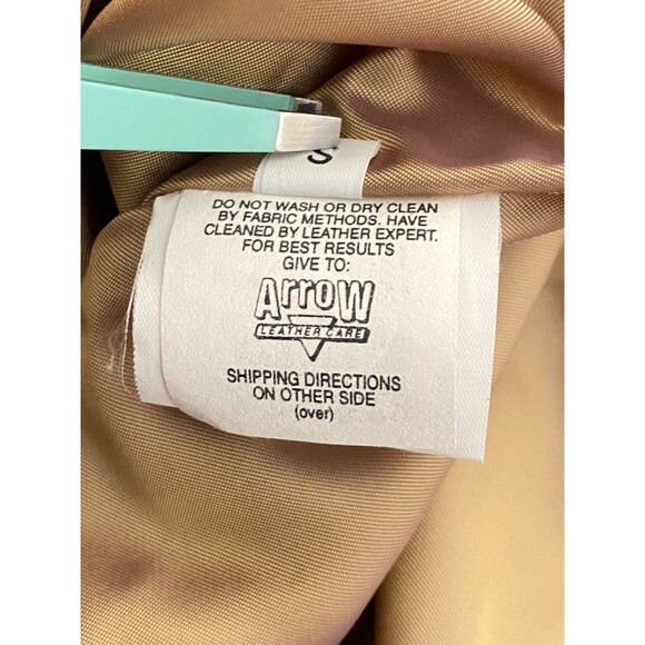 Vericci Leather Jacket Womens Sz S Blue Jean Denim Look Western Cowgirl Moto Y2K - Picture 9 of 10